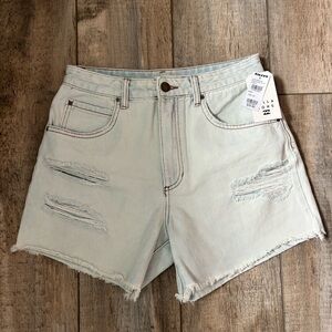 Billabong Denim Shorts Women’s 28 How Bout That Indigo Rinse NWT